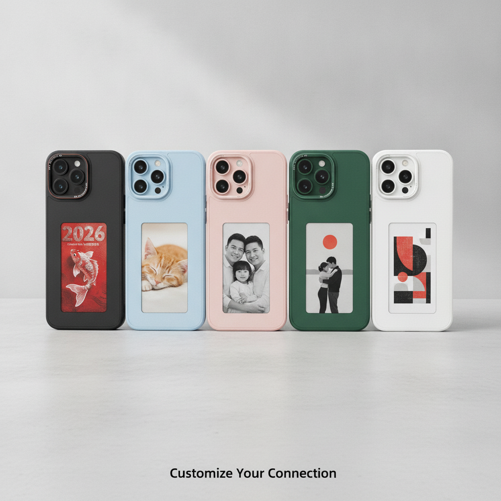 E-ink Screen Phone Cases iPhones 16 and 17