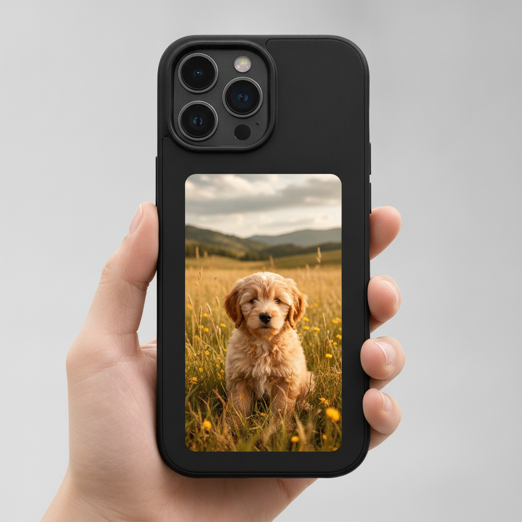 Inkora E-Ink Screen Phone Case iPhone 13-15