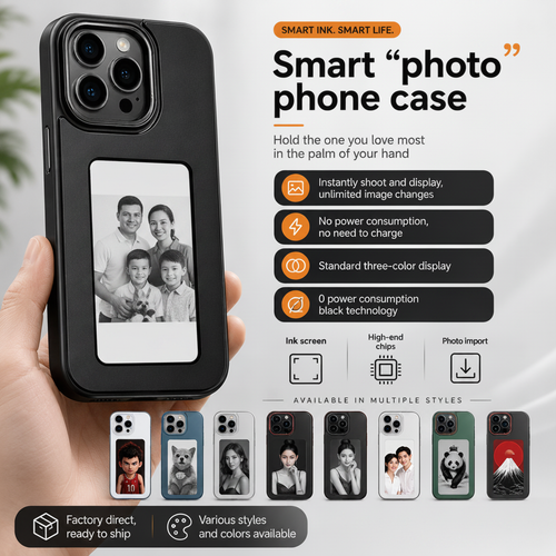 E-ink Screen Phone Cases iPhones 16 and 17